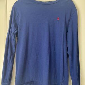 Ralph Lauren long sleeve blue T-shirt, boys XL